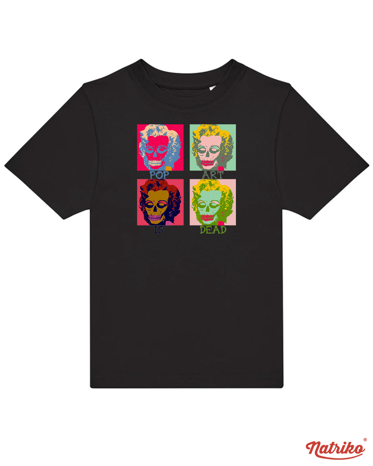 Dětské tričko s potiskem Pop art is dead