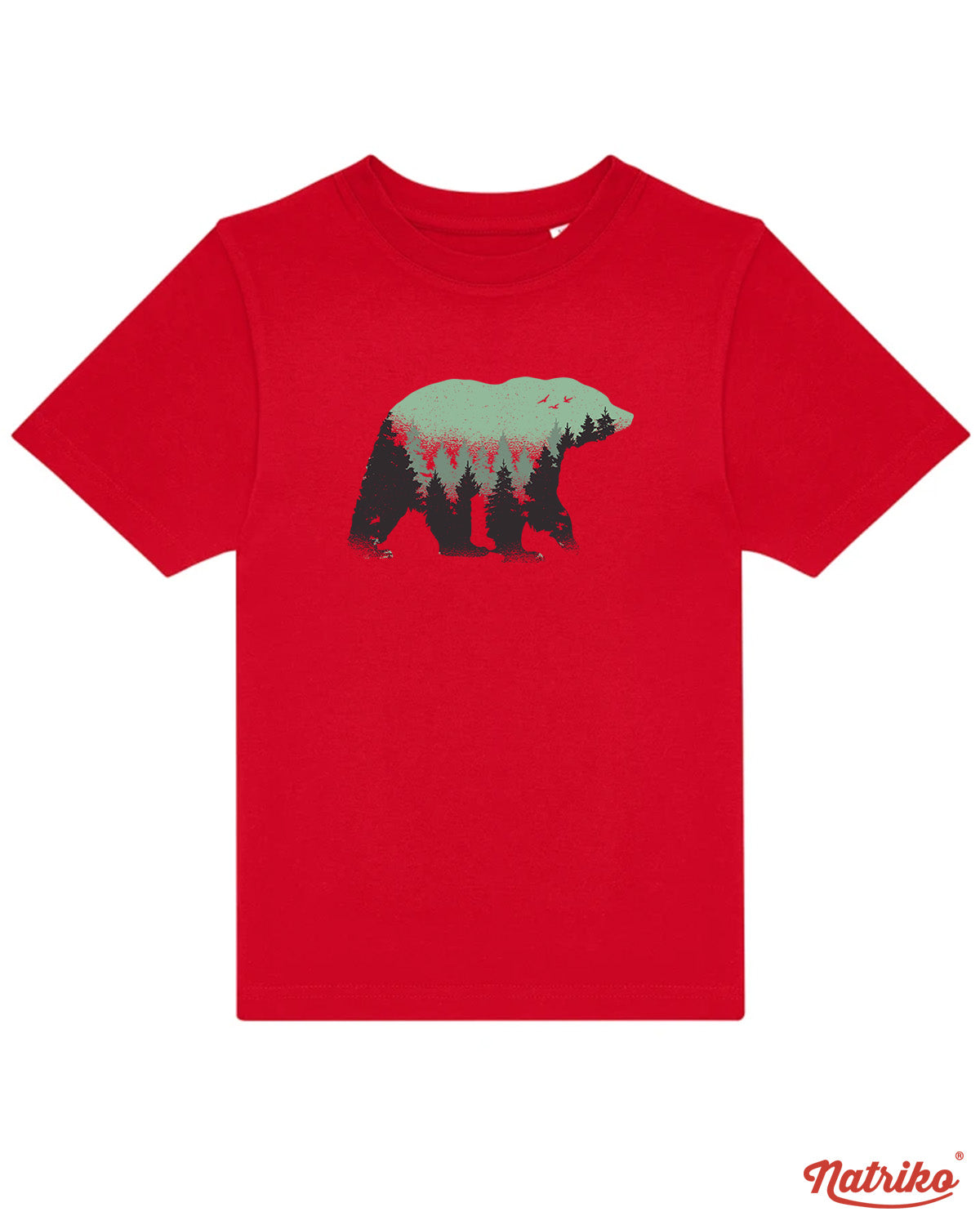 Dětské tričko s potiskem Wild bear