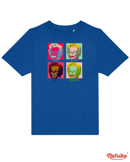 Dětské tričko s potiskem Pop art is dead