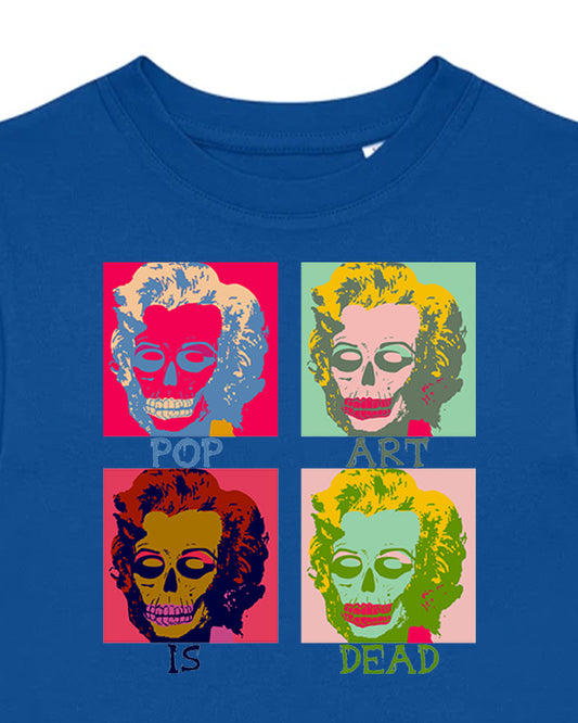 Dětské tričko s potiskem Pop art is dead