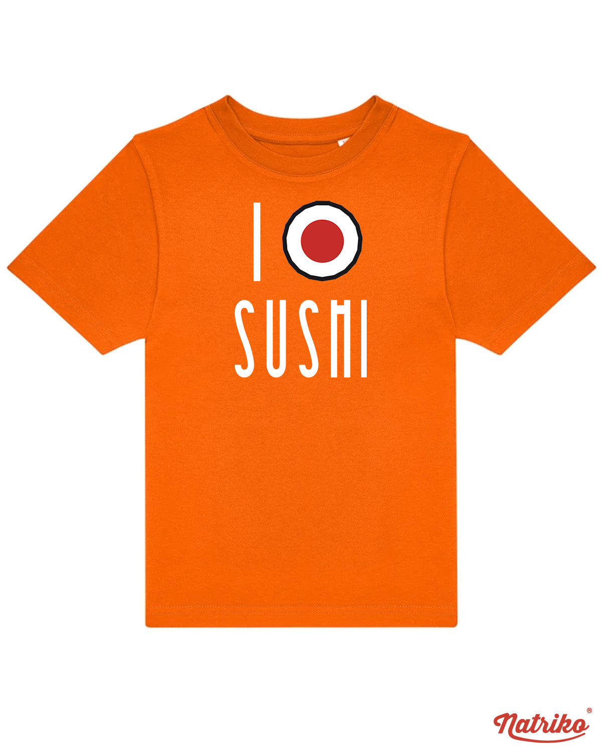 Dětské tričko s potiskem I love sushi