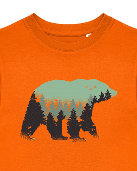 Dětské tričko s potiskem Wild bear