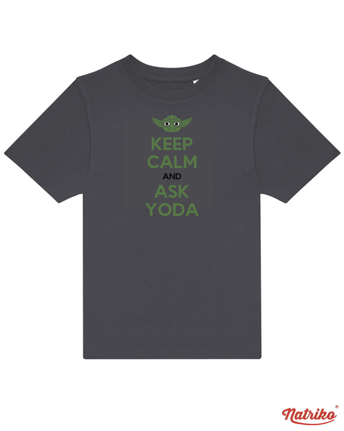 Dětské tričko s potiskem Ask Yoda