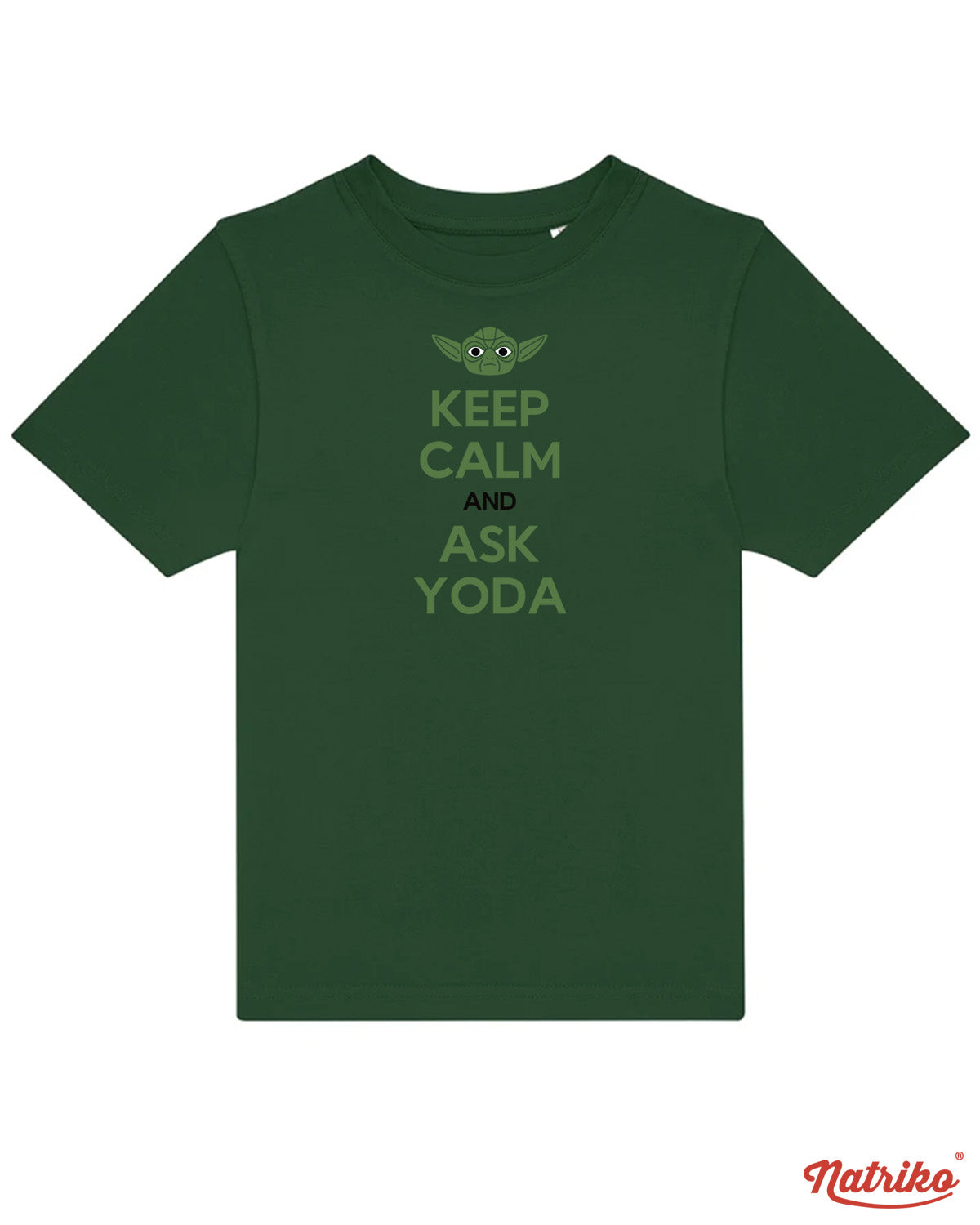 Dětské tričko s potiskem Ask Yoda