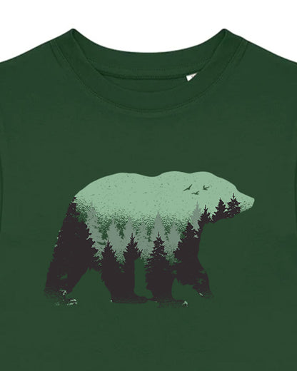 Dětské tričko s potiskem Wild bear