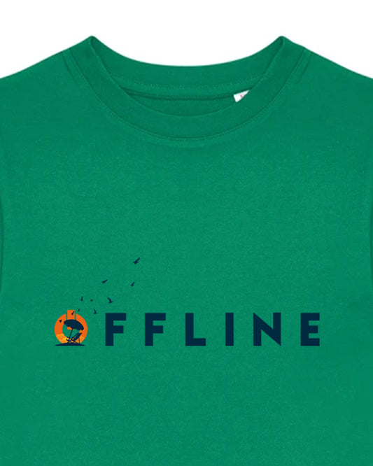 Dětské tričko s potiskem Offline