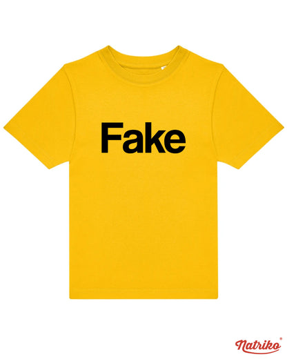 Dětské tričko s potiskem Fake