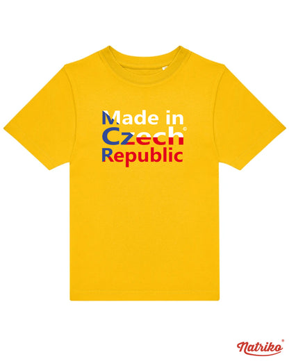 Dětské tričko s potiskem Made in Czech