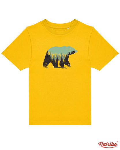 Dětské tričko s potiskem Wild bear