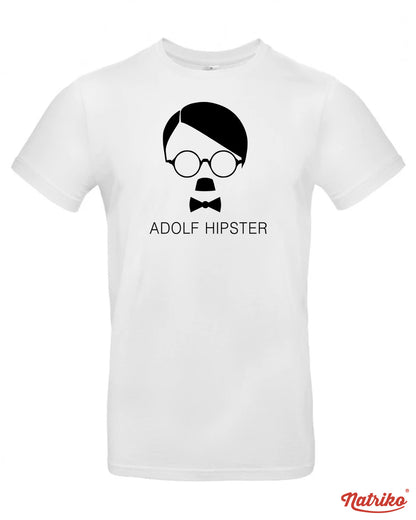Pánské tričko s potiskem Adolf Hipster