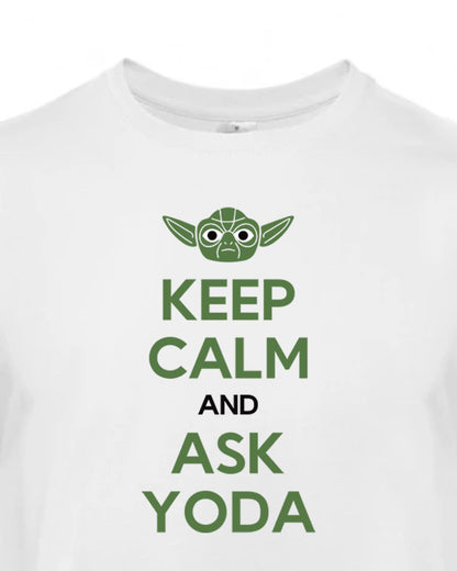 Pánské tričko s potiskem Ask Yoda