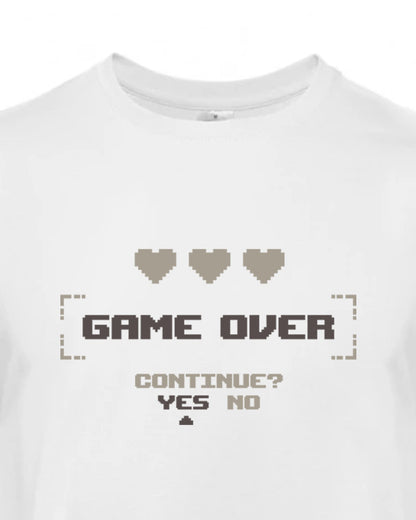 Pánské tričko s potiskem Game over Continue
