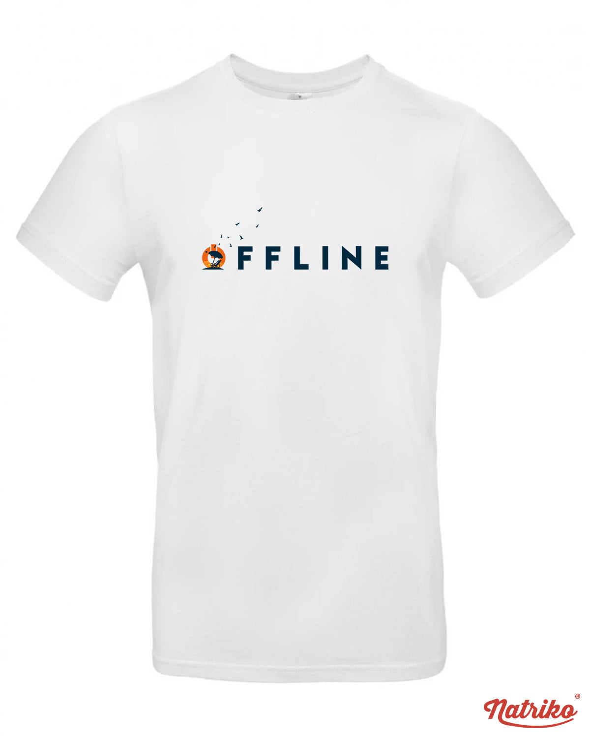 Pánské tričko s potiskem Offline