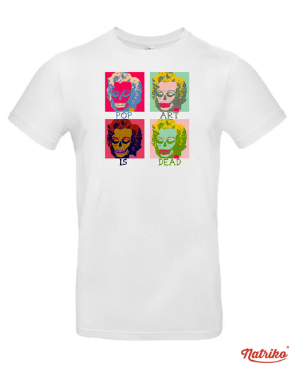 Pánské tričko s potiskem Pop art is dead