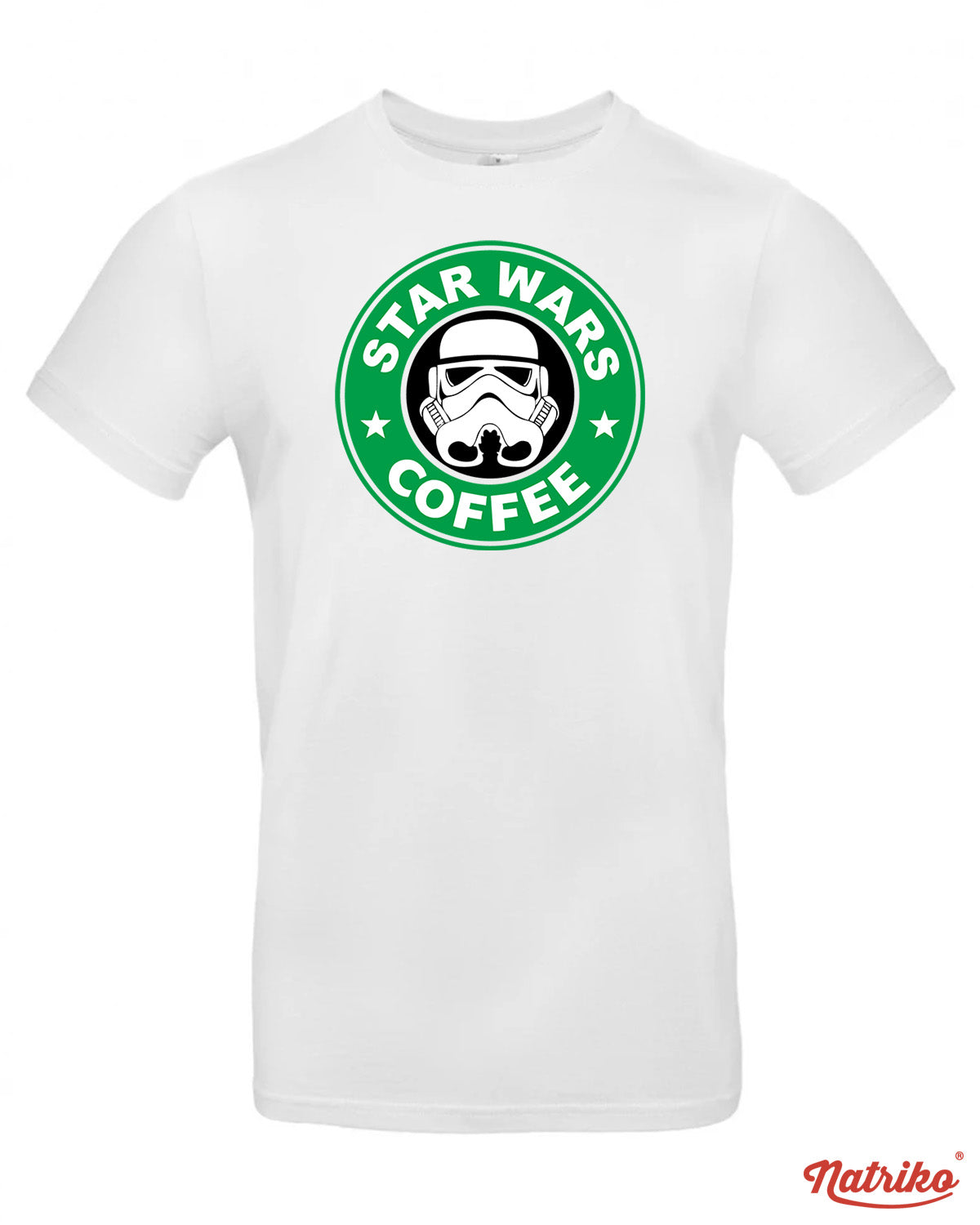 Pánské tričko s potiskem Star wars coffee