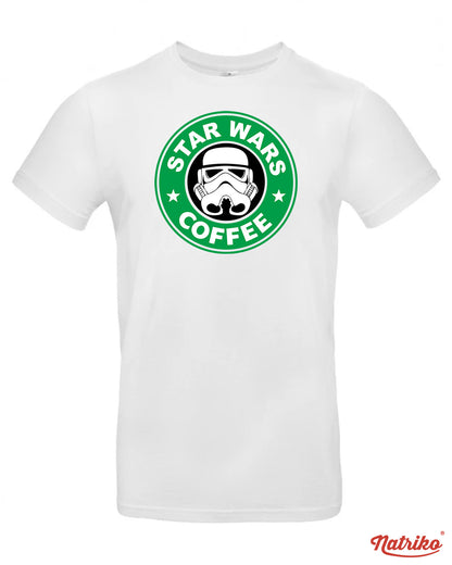 Pánské tričko s potiskem Star wars coffee