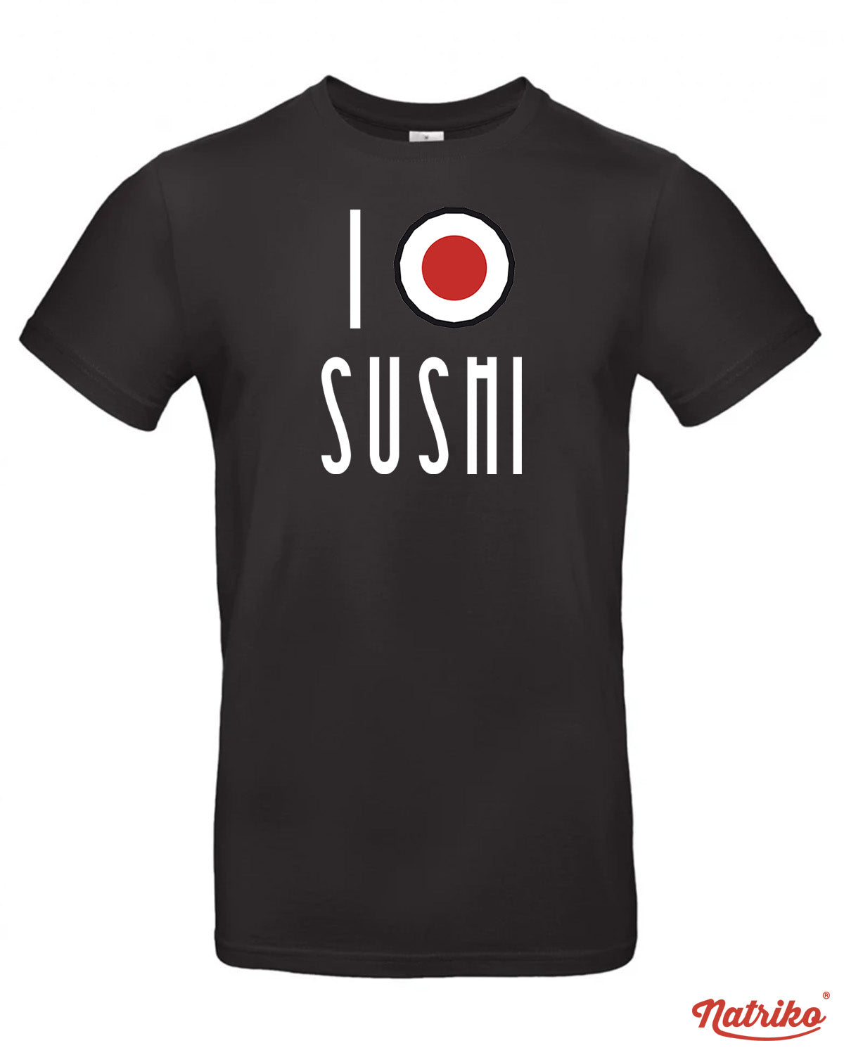 Pánské tričko s potiskem I love sushi