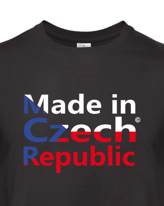 Pánské tričko s potiskem Made in Czech