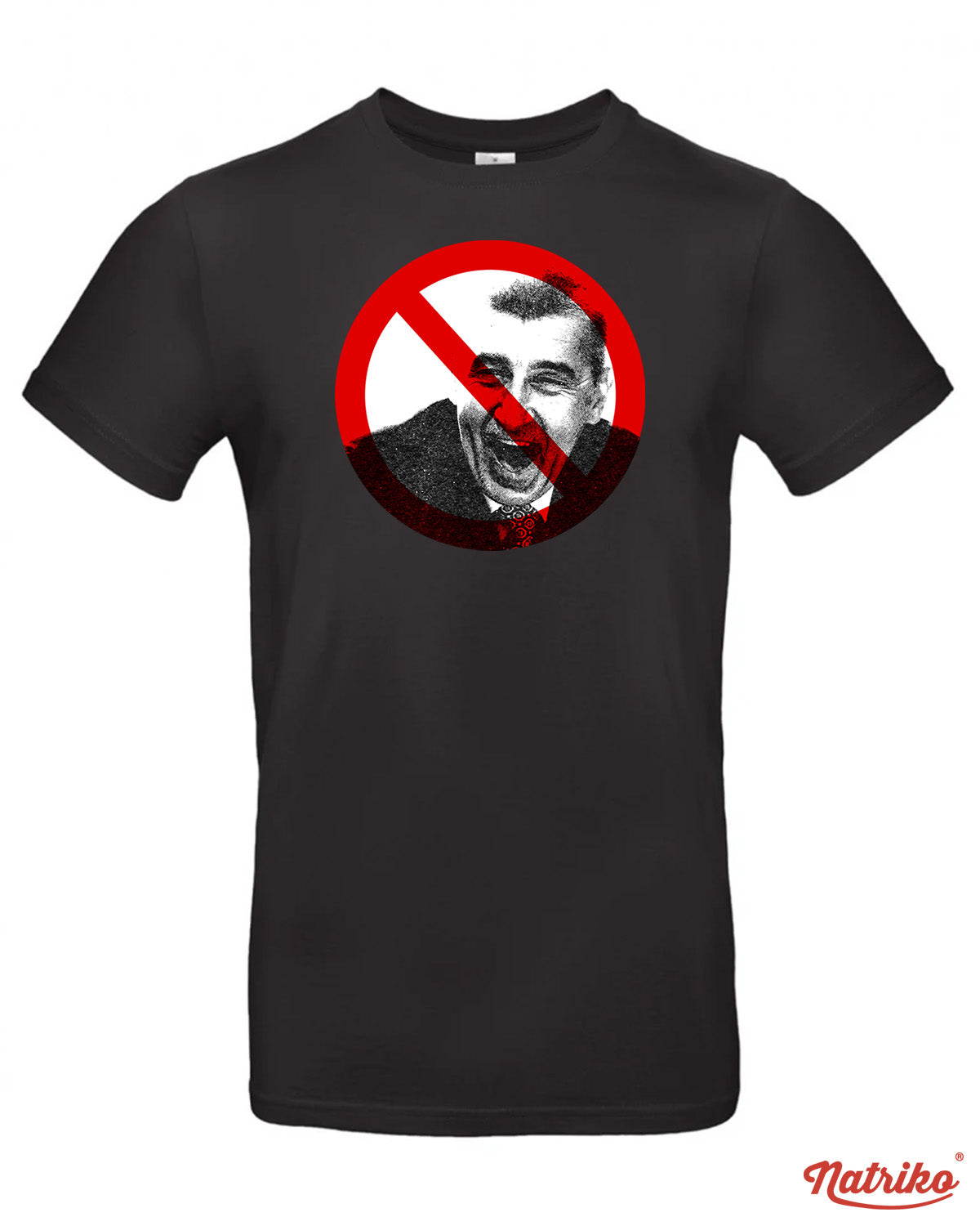 Pánské tričko s potiskem Ne Babiš