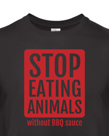 Pánské tričko s potiskem Stop eating animals