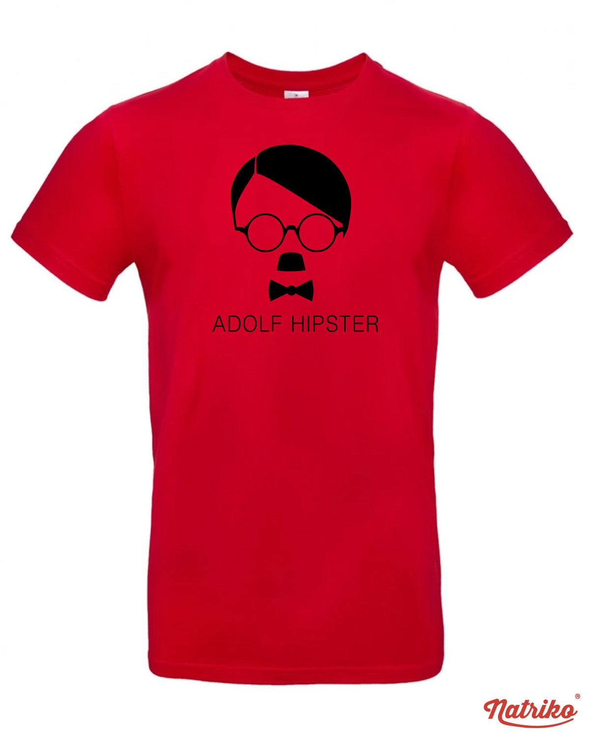 Pánské tričko s potiskem Adolf Hipster