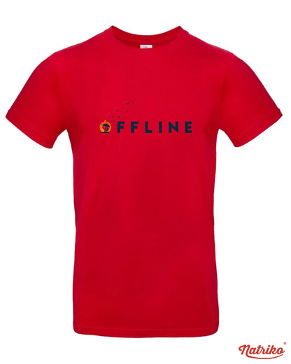 Pánské tričko s potiskem Offline