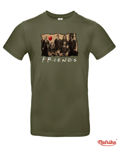 Pánské tričko s potiskem Movie Horror Friends
