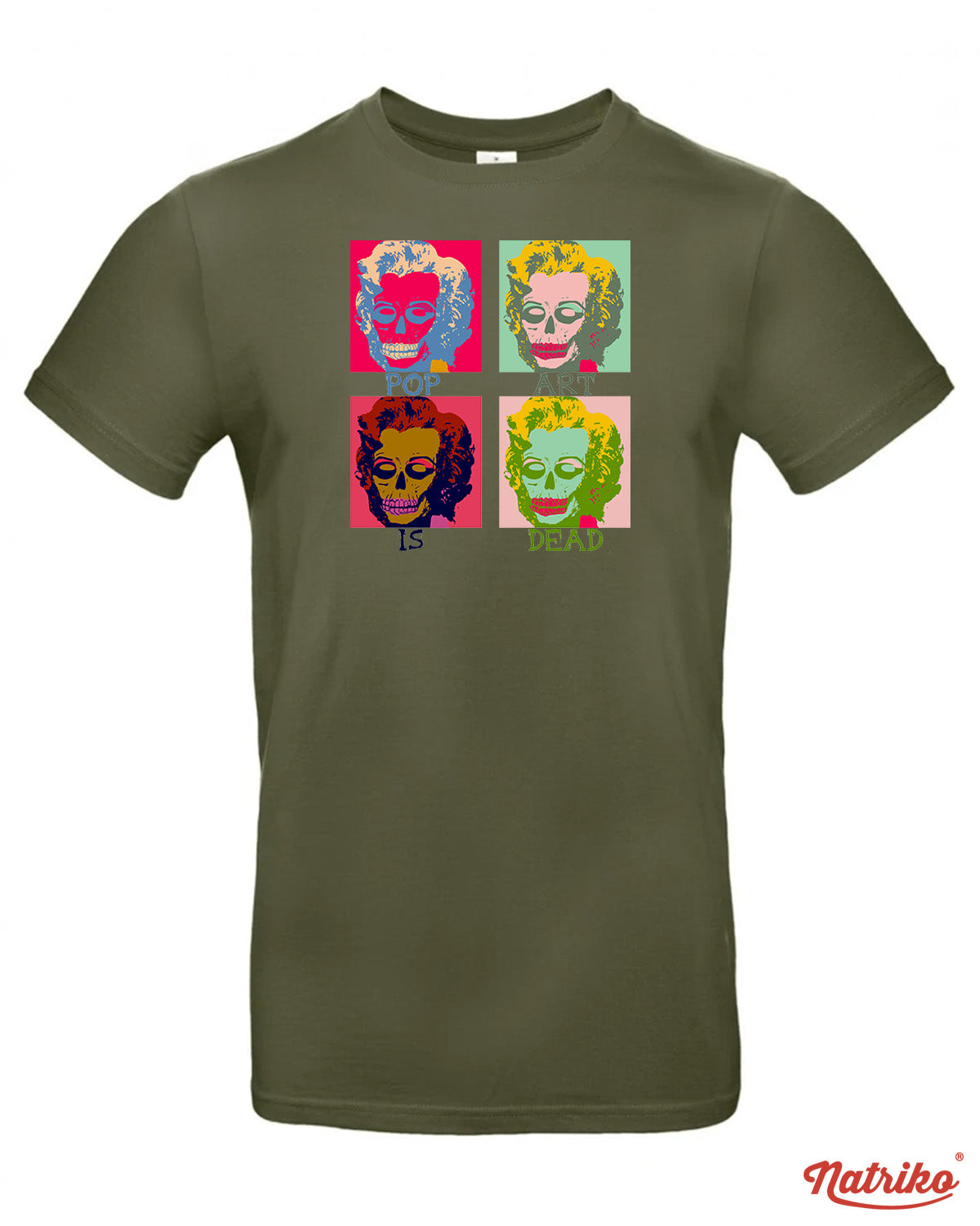 Pánské tričko s potiskem Pop art is dead