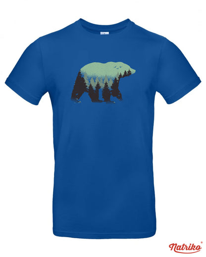 Pánské tričko s potiskem Wild bear