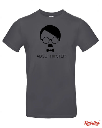 Pánské tričko s potiskem Adolf Hipster