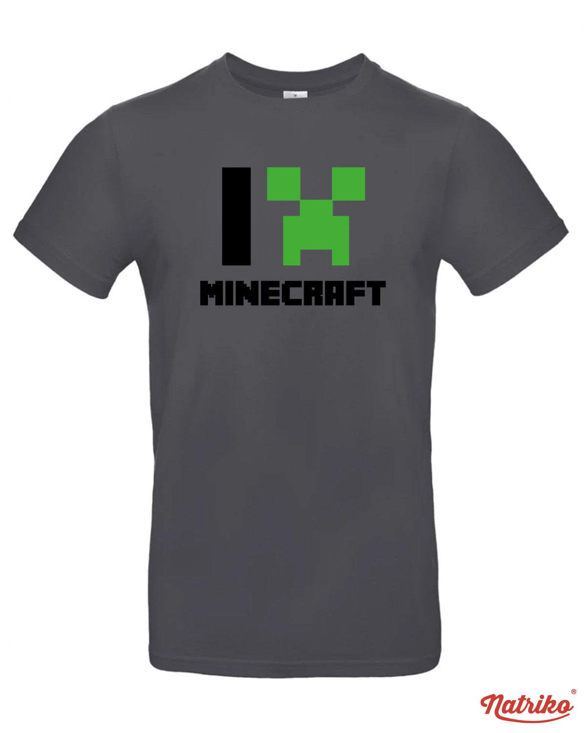 Pánské tričko s potiskem I love Minecraft
