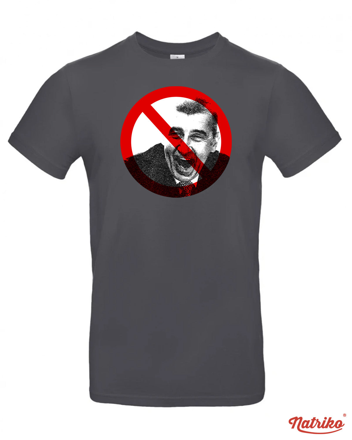 Pánské tričko s potiskem Ne Babiš