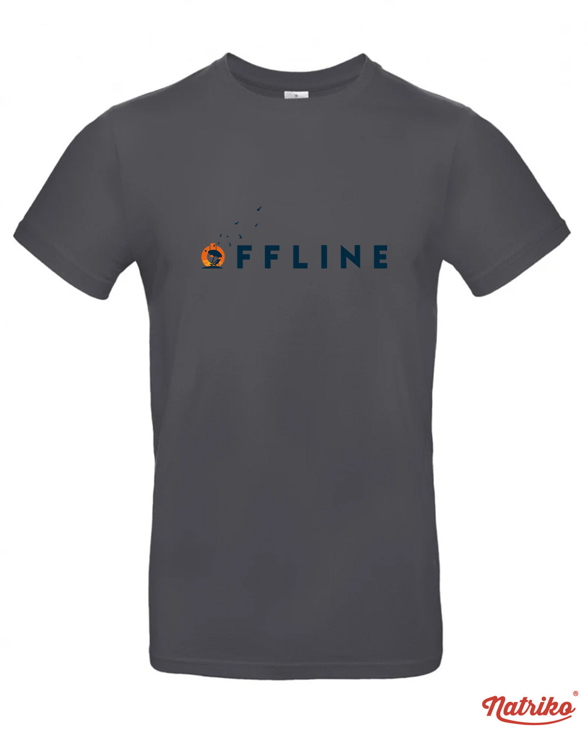 Pánské tričko s potiskem Offline