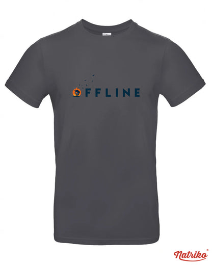 Pánské tričko s potiskem Offline