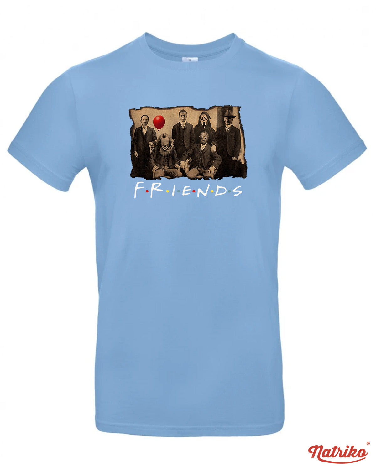 Pánské tričko s potiskem Movie Horror Friends