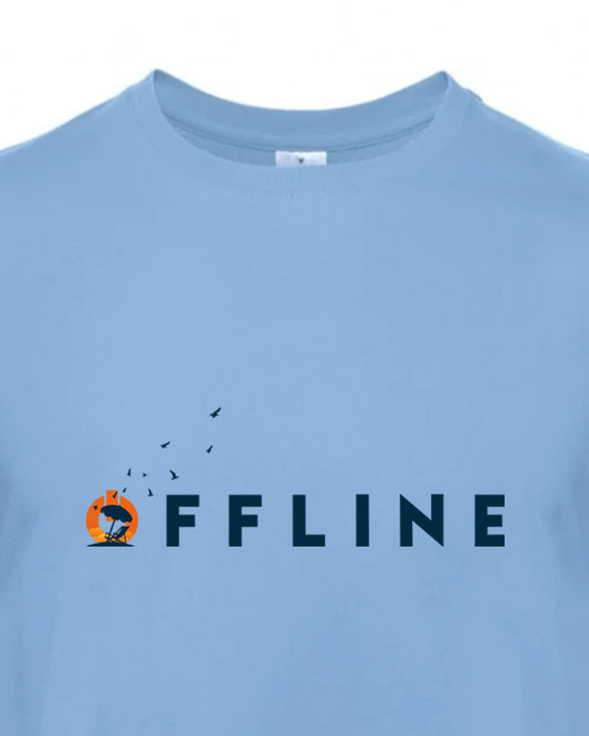 Pánské tričko s potiskem Offline