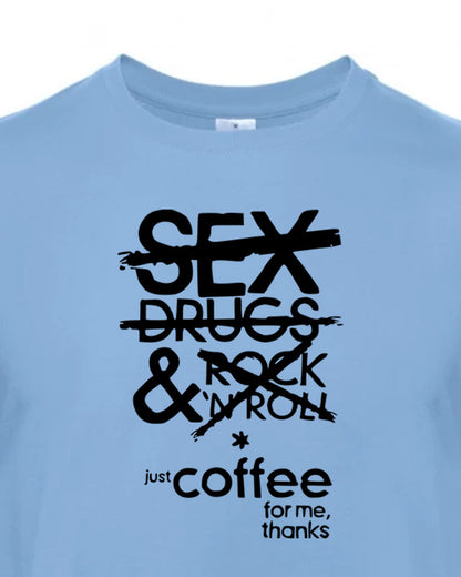 Pánské tričko s potiskem Just coffee