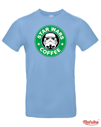 Pánské tričko s potiskem Star wars coffee