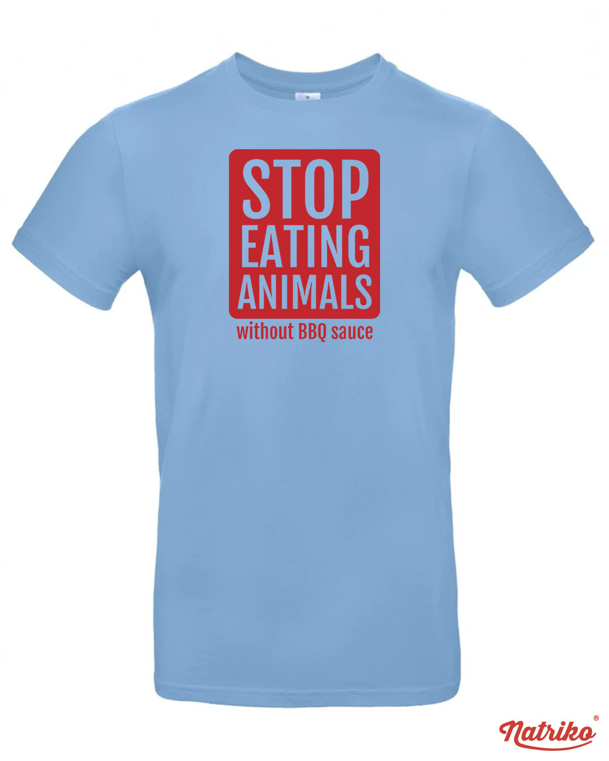 Pánské tričko s potiskem Stop eating animals