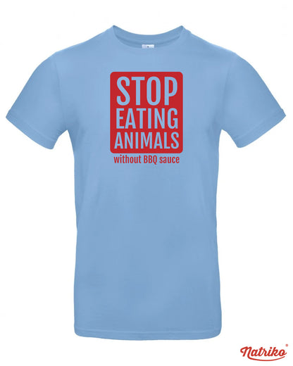 Pánské tričko s potiskem Stop eating animals