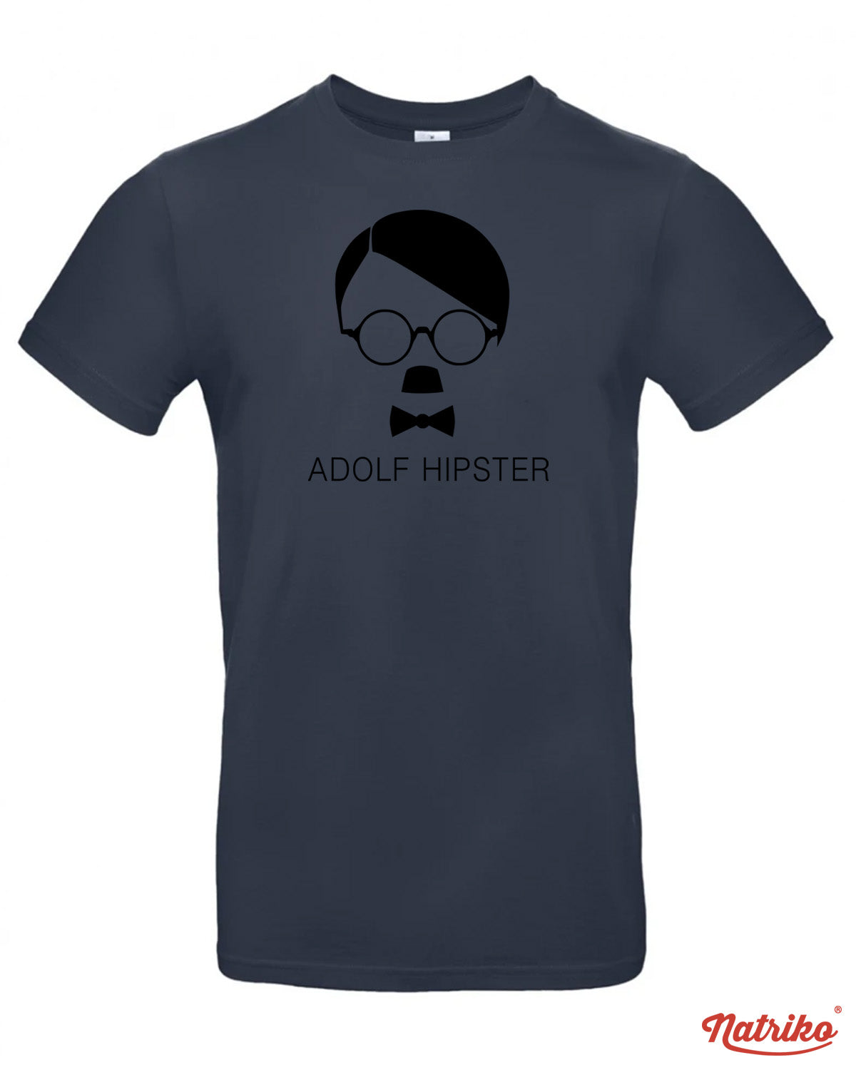 Pánské tričko s potiskem Adolf Hipster