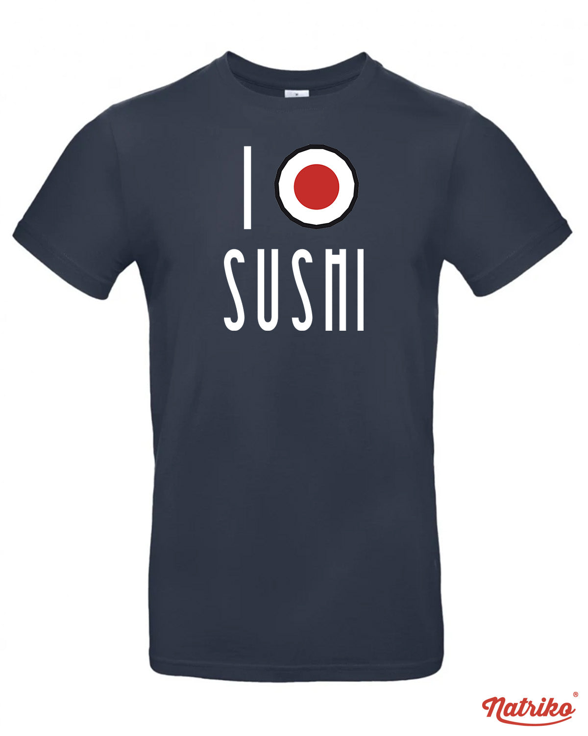 Pánské tričko s potiskem I love sushi