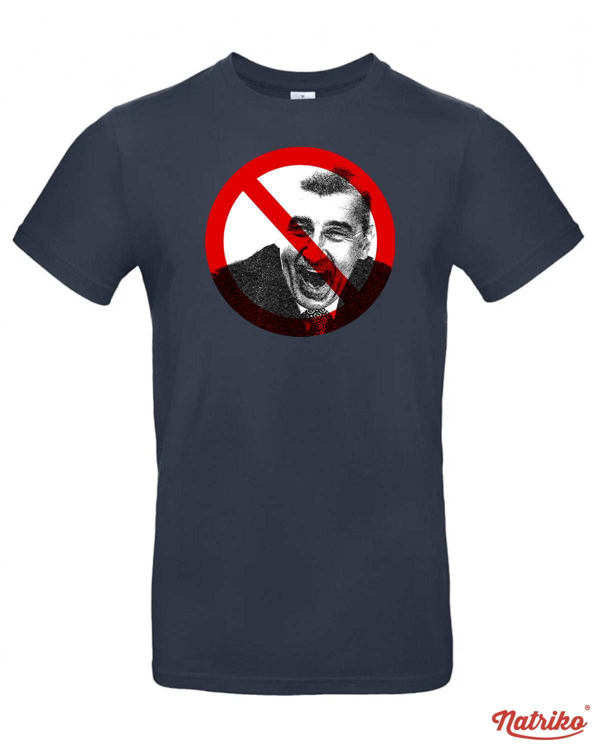 Pánské tričko s potiskem Ne Babiš