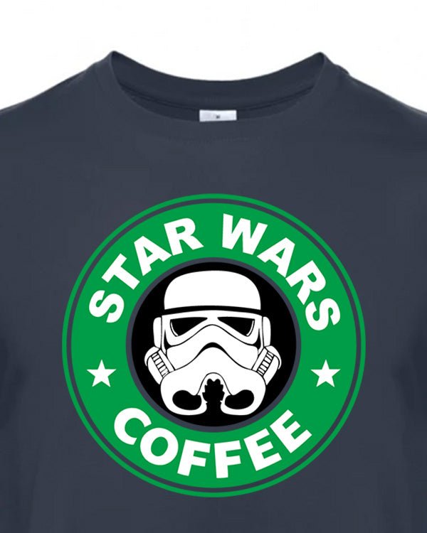 Pánské tričko s potiskem Star wars coffee
