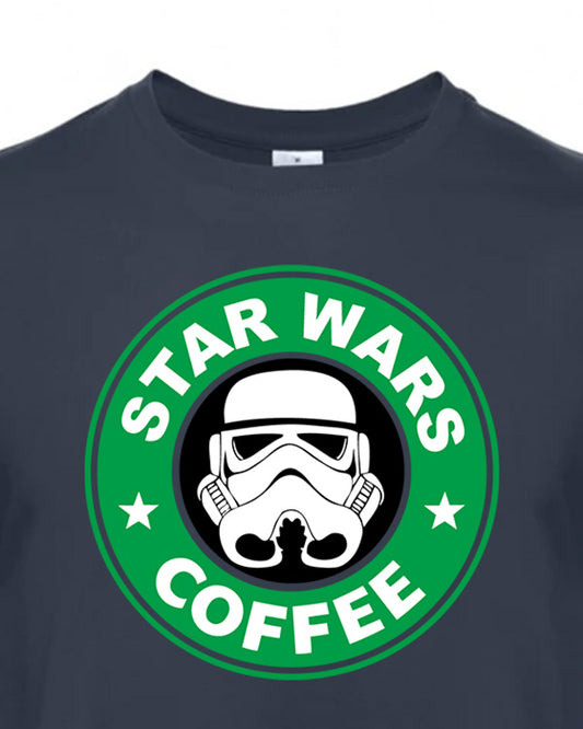Pánské tričko s potiskem Star wars coffee