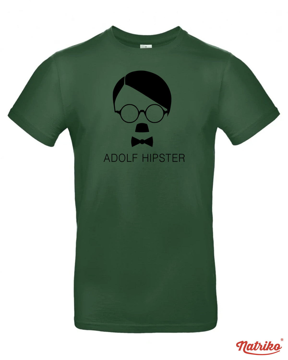 Pánské tričko s potiskem Adolf Hipster