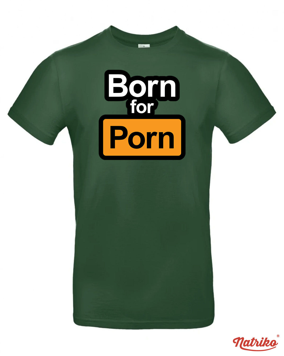 Pánské tričko s potiskem Born for porn