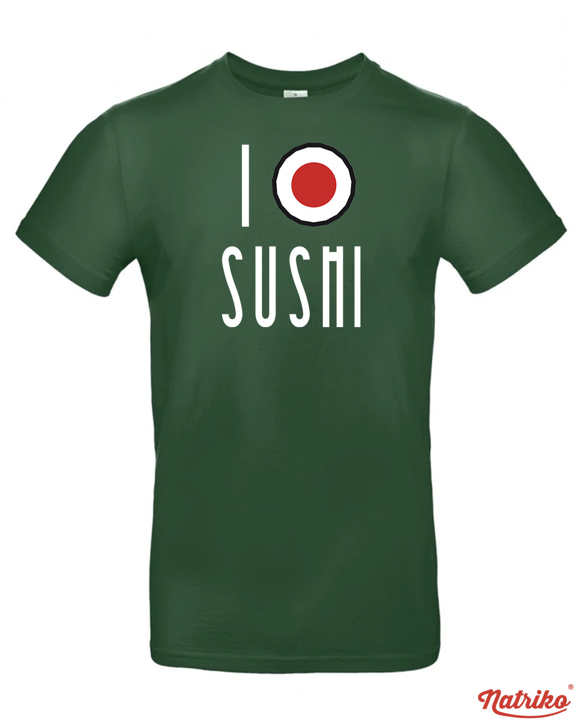 Pánské tričko s potiskem I love sushi