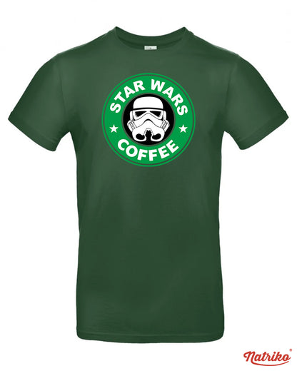 Pánské tričko s potiskem Star wars coffee