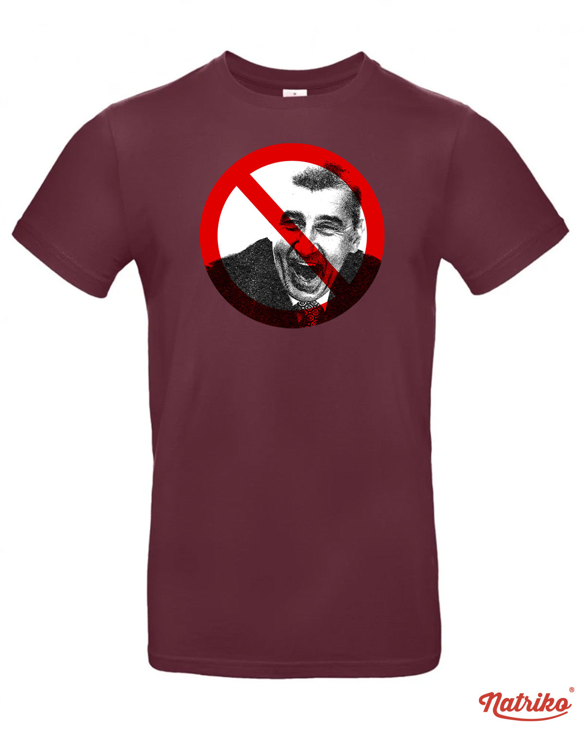 Pánské tričko s potiskem Ne Babiš
